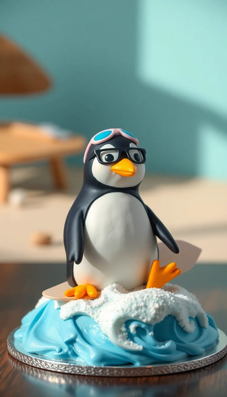 Surfer Penguin Surfer Penguin
