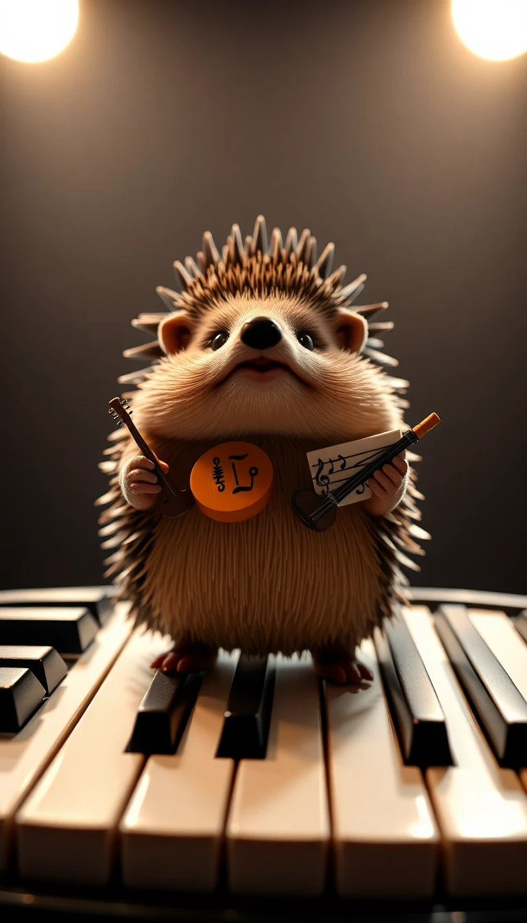 Music Lover Hedgehog Music Lover Hedgehog