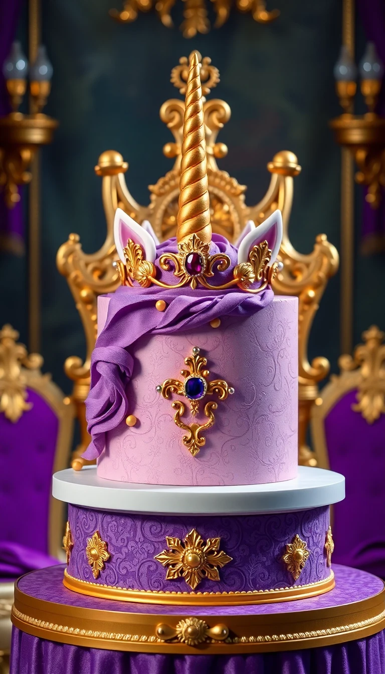 Royal Unicorn Cake Royal Unicorn Cake