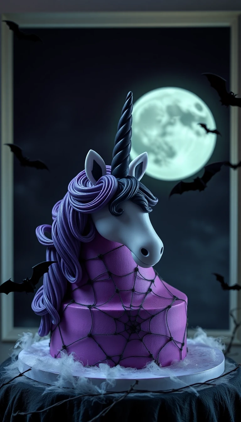 Halloween Unicorn Cake Halloween Unicorn Cake