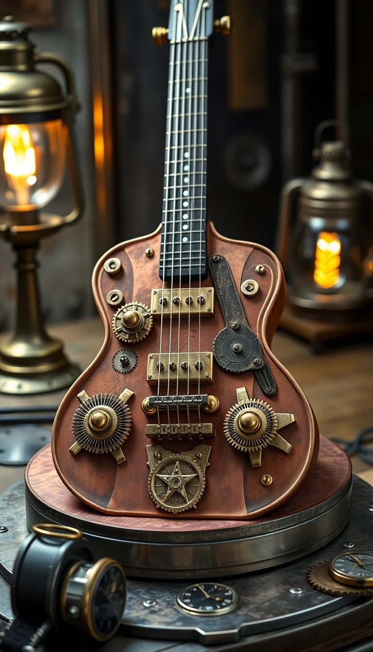 Steampunk Guitar Steampunk guitar