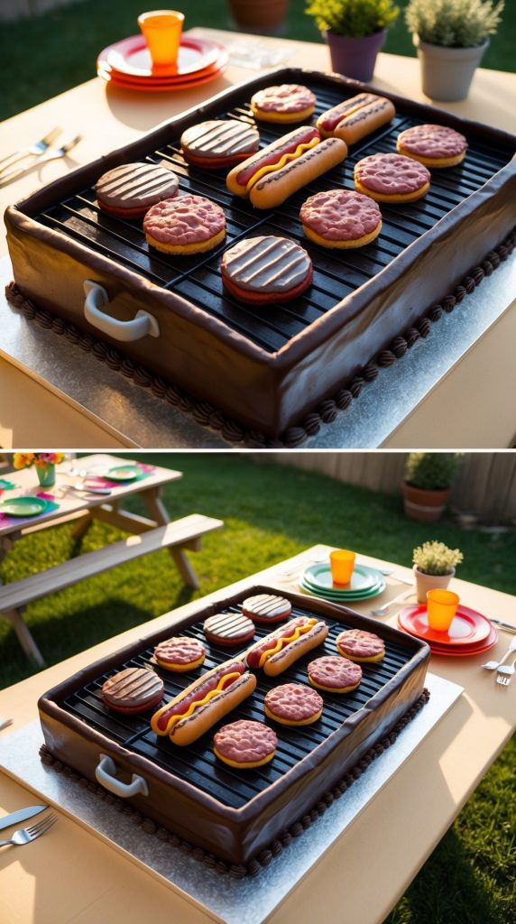 BBQ Grill Cake