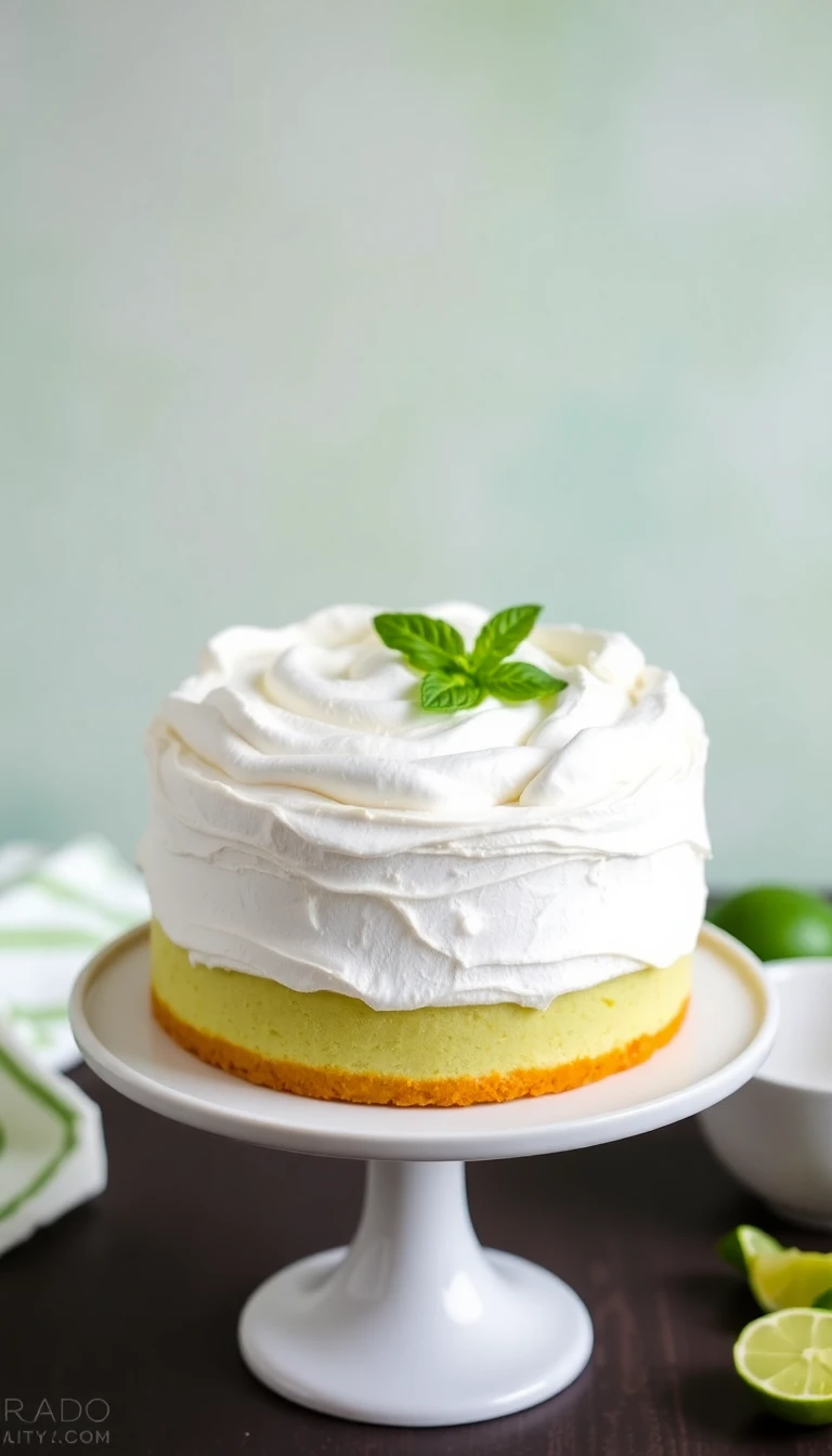 Basil lime Meringue Cake2.webp