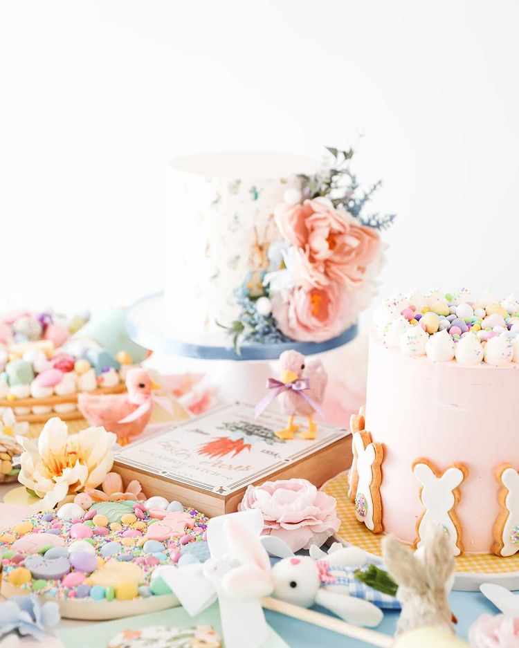 Easter Cakes Spread