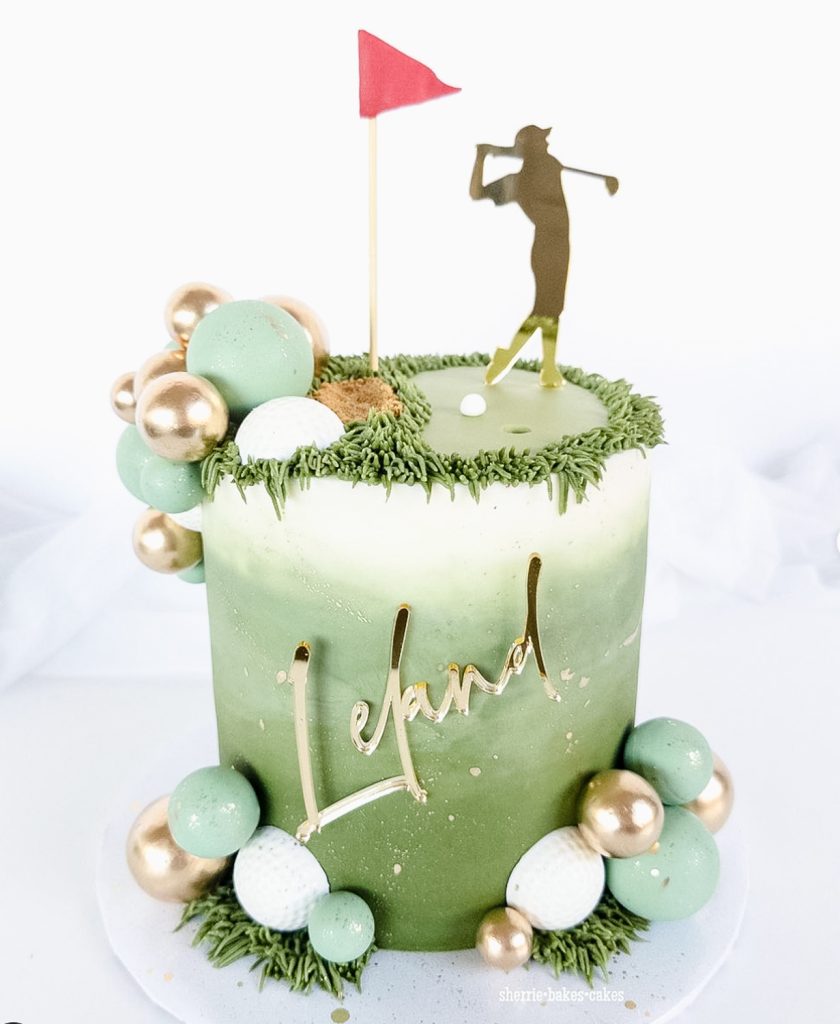 elegant Golf cake