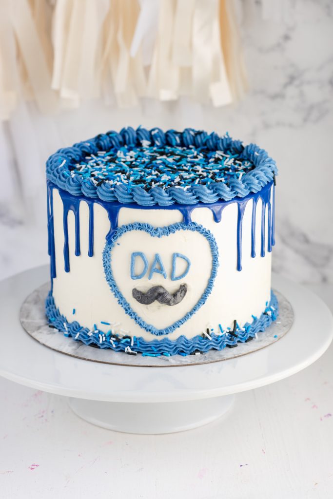 Dad's mustache Cake