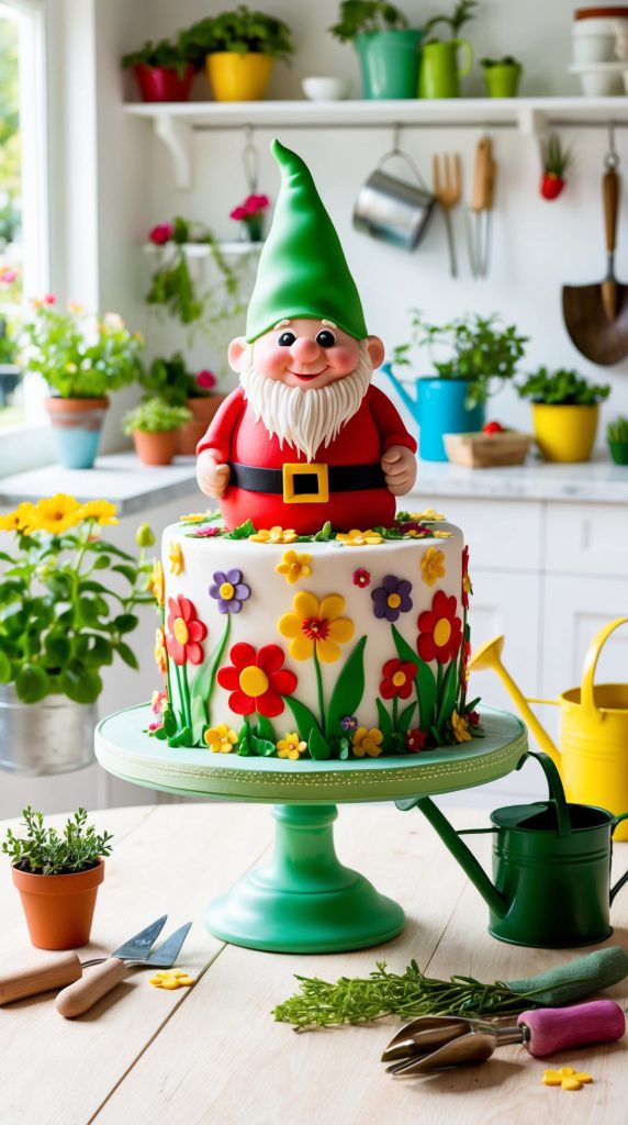 garden Gnome Cake