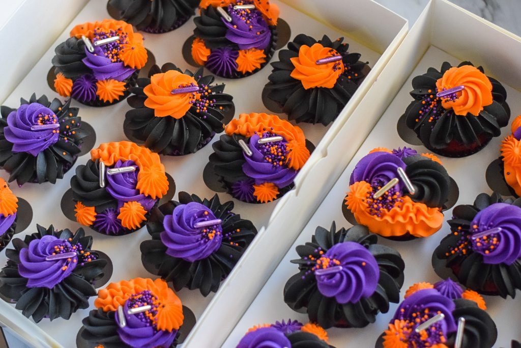 Halloween Wedding Cupcakes