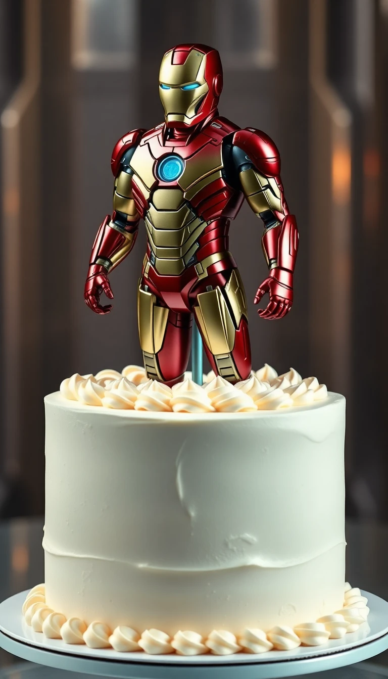 Iron man suit Cake Topper1.webp