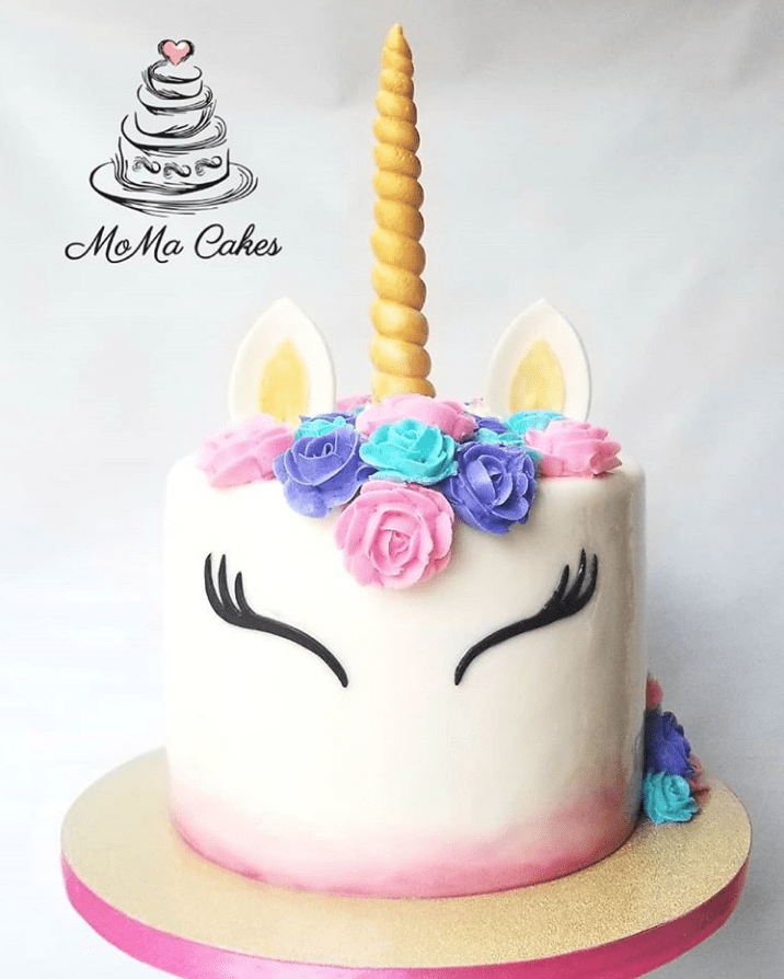 Girly Unicorn Cake