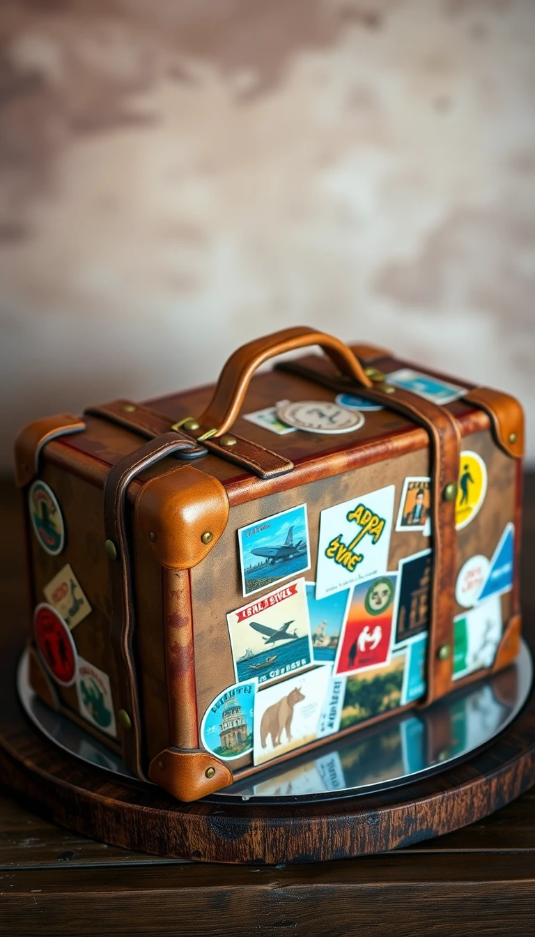 Vintage Travel Suitcase Cake2.webp