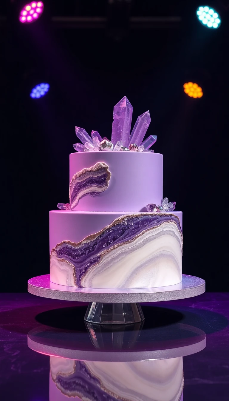 Lavender Crystal Cave Lavender crystal cave