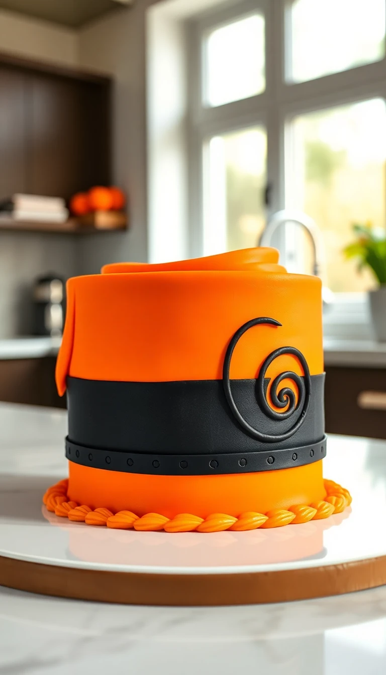Naruto's Jacket Cake Naruto's Jacket Cake