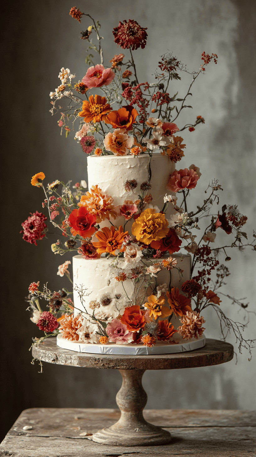 A minimalist Mexican wedding cake with a focus on simplicity and elegance.