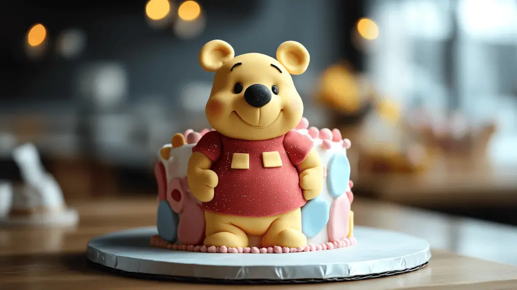 Winnie the Pooh Gender Reveal Cake Designs